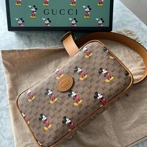 Authentic GUCCI Mickey Mouse Disney belt bag